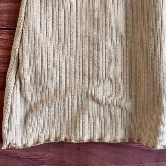 Torrid Taupe Ribbed Knit Top - Picture 4 of 8
